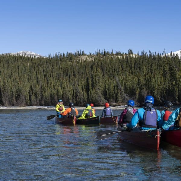 Canadian Outdoor Academy Canoe Course on the river