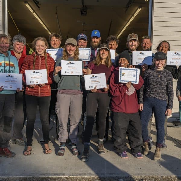 Canadian Outdoor Academy happy students and their certificates